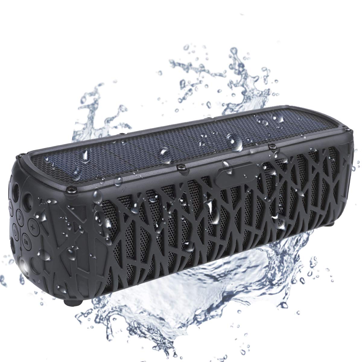 Solar-powered bluetooth speaker by abfoce