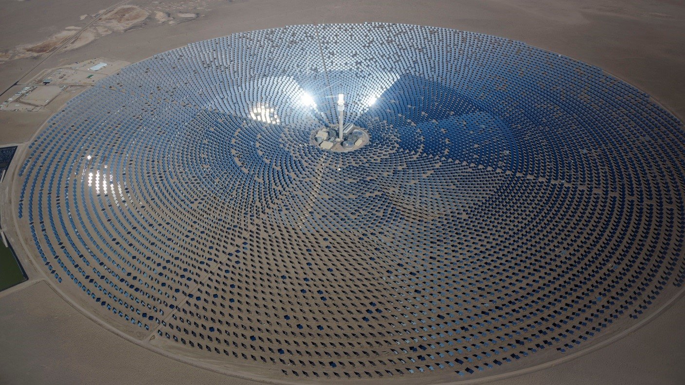 A concentrating solar power (csp) plant