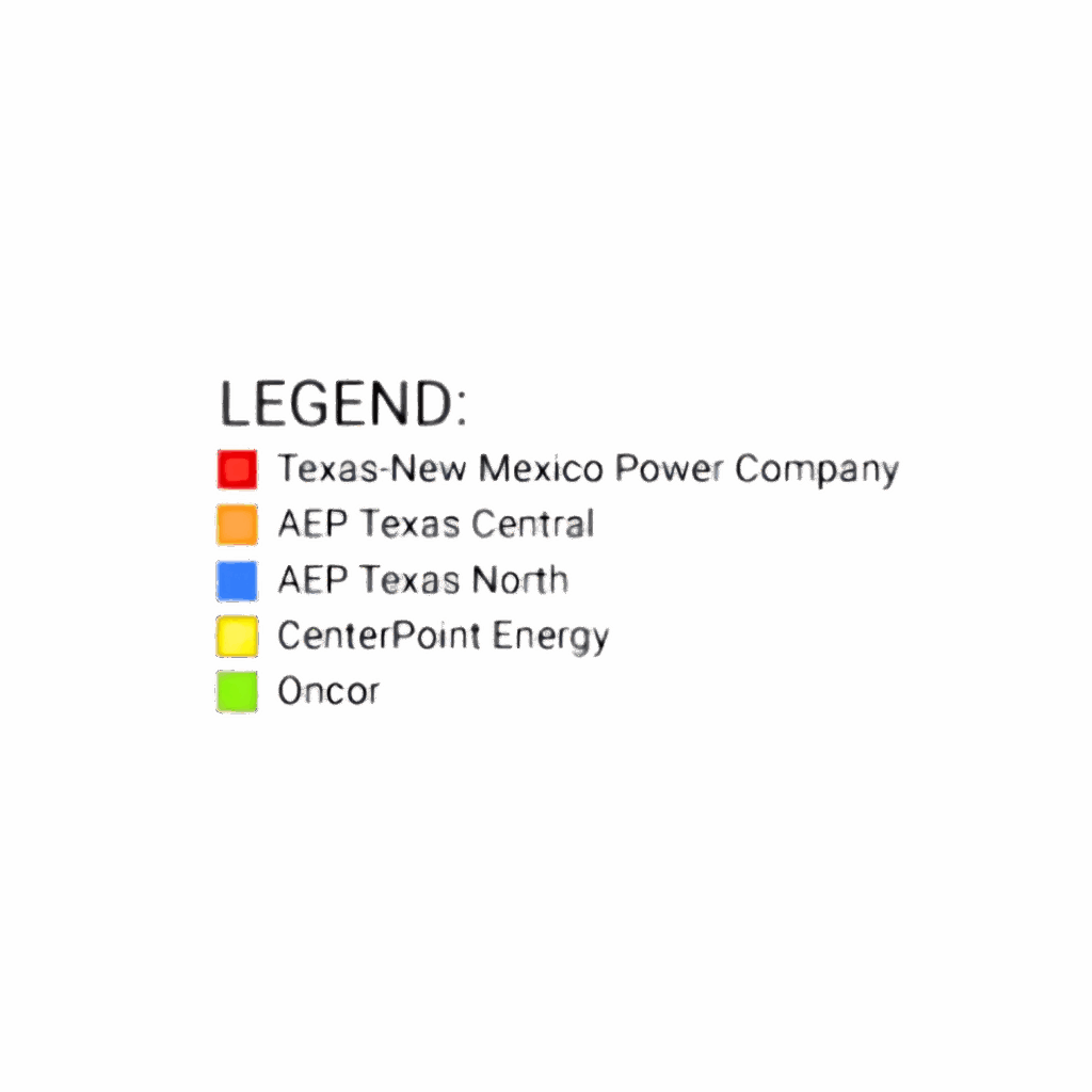 Ercot map legend