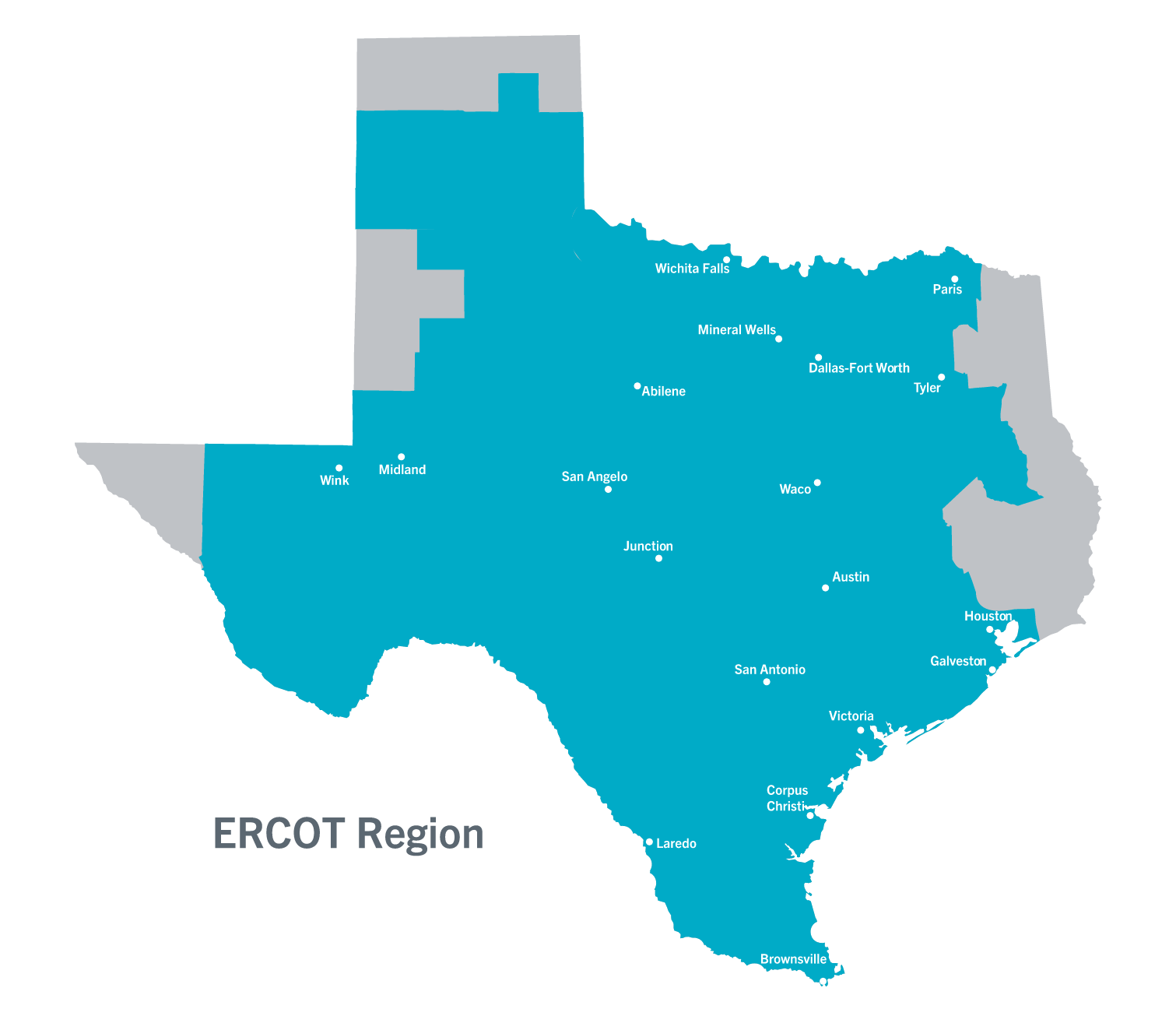 Texas deregulated map