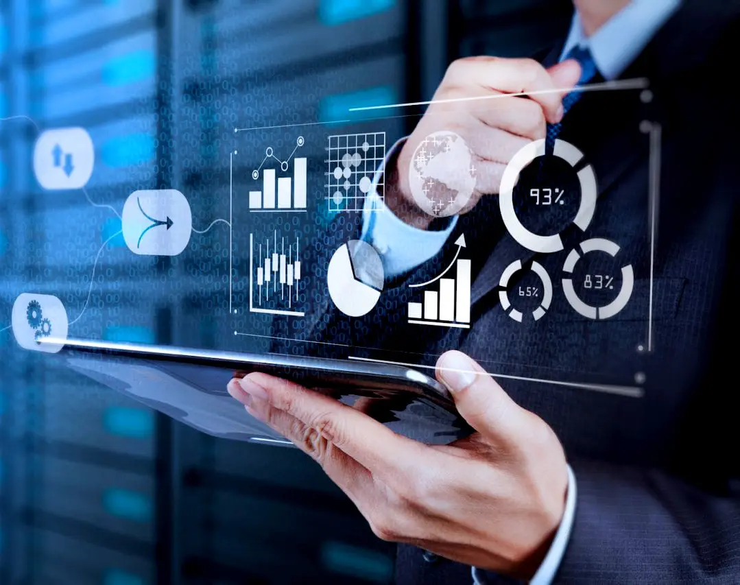 Dms with business analytics concept scaled 1
